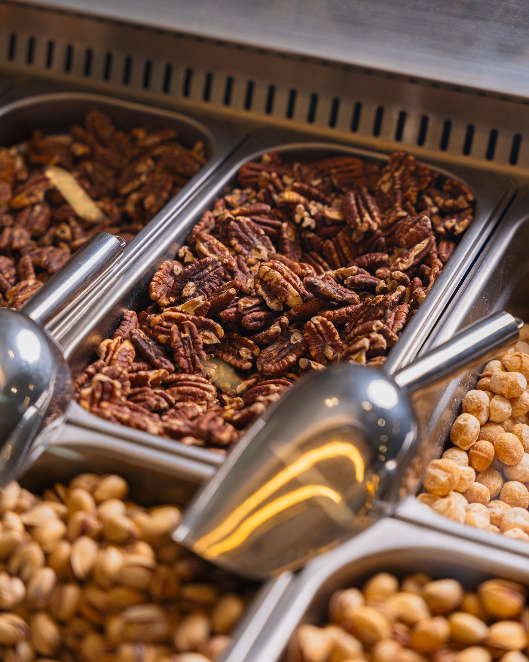 Assorted nuts close-up